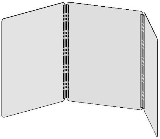 Hinged Partition U-Shaped