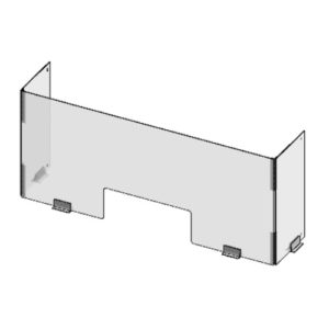 Hinged Barrier with Pass-Thru